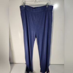 Woolx Maya Blue Womens Sleep Pants, Size X-Large